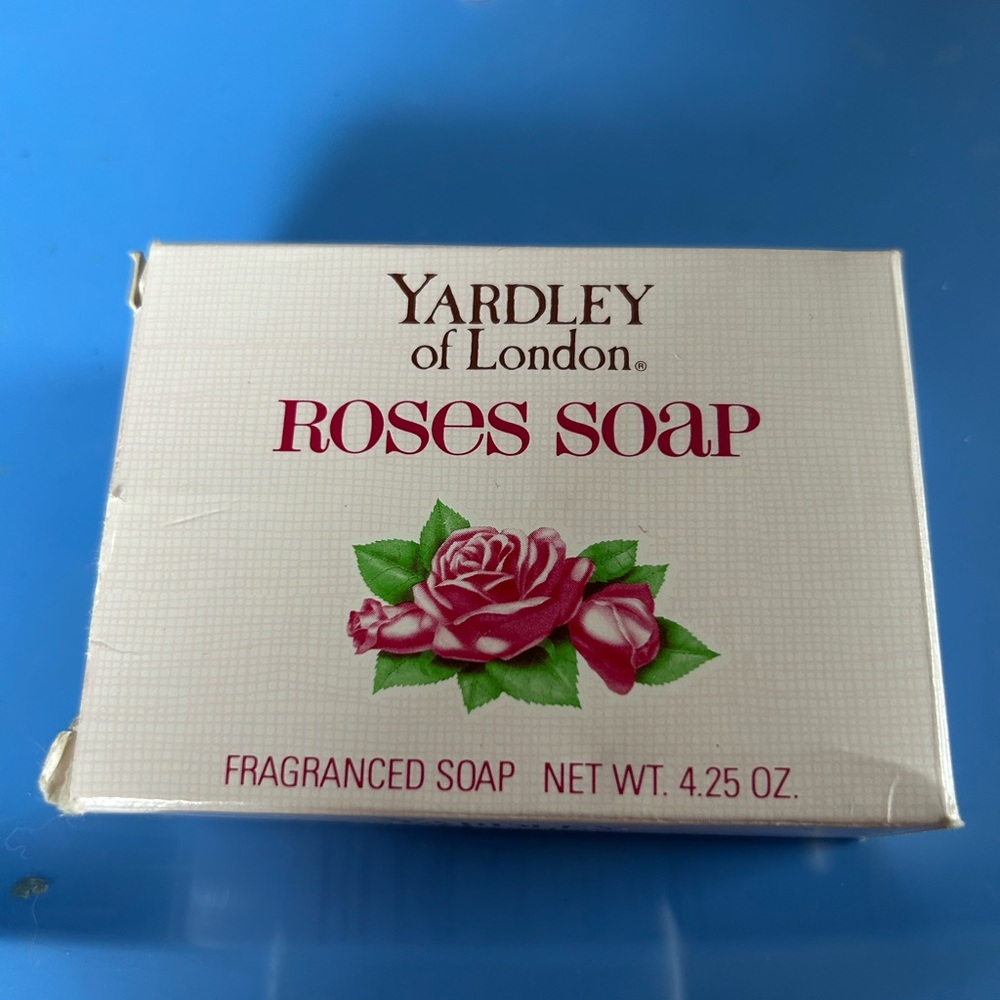Yardley of London ROSES Soap Bar, 4.25 oz Bar